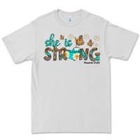 Dove Grey she is strong Premium Tee - HRA Design Shop