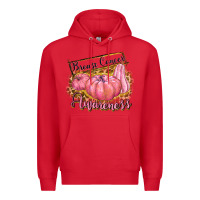 Red breast cancer awareness Premium Hoodie - texasbilliewilder