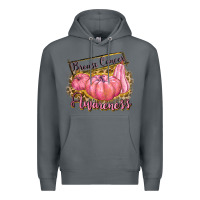 Rock breast cancer awareness Premium Hoodie - texasbilliewilder