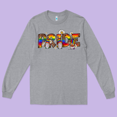 Pride Gnome Long Sleeve Tee Designed By Jahusdesignshop