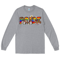 Heather Grey pride gnome Long Sleeve Tee - JahusDesignShop