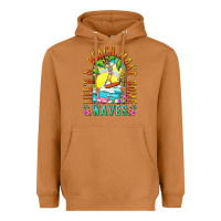 Meerkat Life's a beach make some waves Heavyweight Hoodie - NancyCooperArtShop