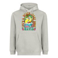 Life's A Beach Make Some Waves Heavyweight Hoodie | Teevron