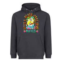 Smoke Life's a beach make some waves Heavyweight Hoodie - NancyCooperArtShop