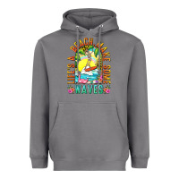 Storm Life's a beach make some waves Heavyweight Hoodie - NancyCooperArtShop