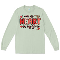 Matcha i wear my heart on my sleeve Long Sleeve Tee - MaliasSmallBusiness
