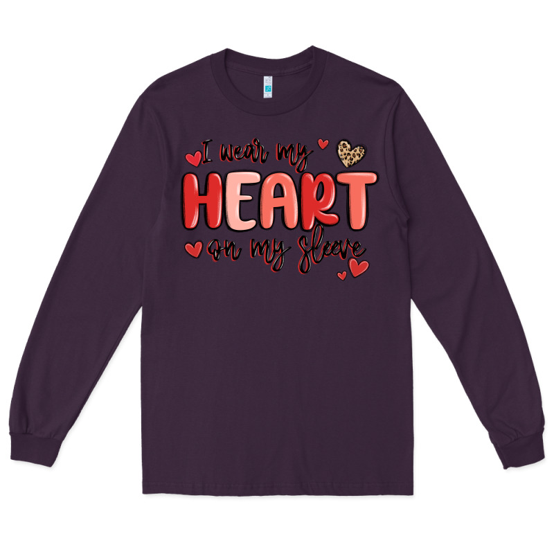 I Wear My Heart On My Sleeve Long Sleeve Tee by MaliasSmallBusiness | Teevron