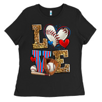 Black love baseball Ladies Tee - Zillion Design Studio