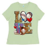 Matcha love baseball Ladies Tee - Zillion Design Studio