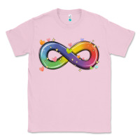 Bubblegum Pink infinity symbol autism Classic Tee - MaliasSmallBusiness