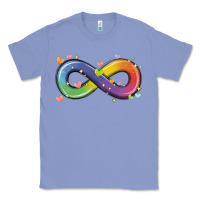 Colony Blue infinity symbol autism Classic Tee - MaliasSmallBusiness
