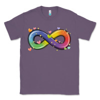Lavender infinity symbol autism Classic Tee - MaliasSmallBusiness