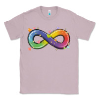 Lilac infinity symbol autism Classic Tee - MaliasSmallBusiness