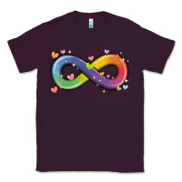 Plum infinity symbol autism Classic Tee - MaliasSmallBusiness