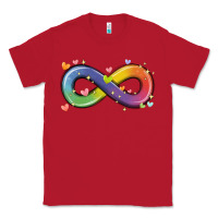 Red infinity symbol autism Classic Tee - MaliasSmallBusiness