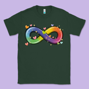 Infinity Symbol Autism Classic Tee Designed By Maliassmallbusiness