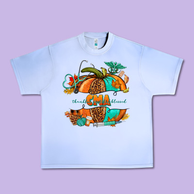 Cma Pumpkin Nurse Urban Heavy Tee Designed By Nancycooperartshop