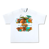 White cma pumpkin nurse Urban Heavy Tee - NancyCooperArtShop