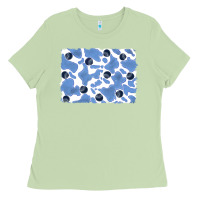 Matcha distressed blueberry milkshake cowhide Ladies Tee - RanaPortraitStore