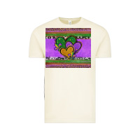 Vintage Arctic mardi gras hearts and fleur de lis Vintage Tee - Jasminsmagicworld