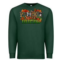 Sports Green pumpkin spice everything fall Premium Sweatshirt - NancyCooperArtShop