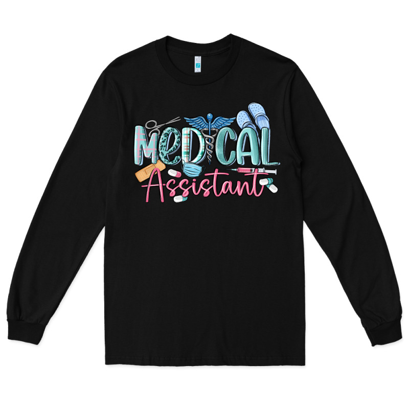 Medical Assistant Nurse Long Sleeve Tee by MaliasSmallBusiness | Teevron