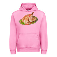 Fuchsia Pink turkey fa element 1 Urban Hoodie - FaDigitalArtStudio