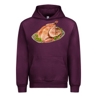 Mauve Wine turkey fa element 1 Urban Hoodie - FaDigitalArtStudio
