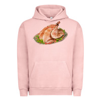 Pigment Salmon turkey fa element 1 Urban Hoodie - FaDigitalArtStudio
