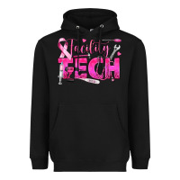 Black Breast Cancer Facility Tech Heavyweight Hoodie - texasbilliewilder