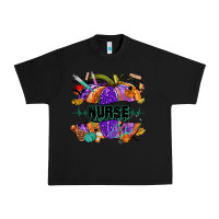 Black halloween nurse pumpkin Urban Heavy Tee - NancyCooperArtShop