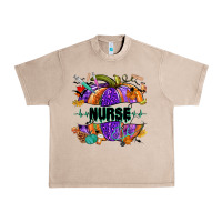 French Oak halloween nurse pumpkin Urban Heavy Tee - NancyCooperArtShop