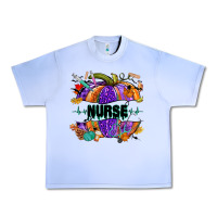 Halloween Nurse Pumpkin Urban Heavy Tee | Teevron