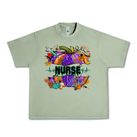Oil Green halloween nurse pumpkin Urban Heavy Tee - NancyCooperArtShop