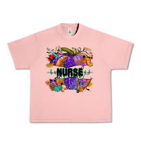 Salmon halloween nurse pumpkin Urban Heavy Tee - NancyCooperArtShop
