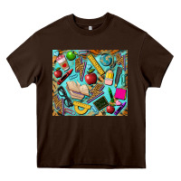 Chocolate Brown teacher tumbler Heavy Core Tee - BarkalooDesign