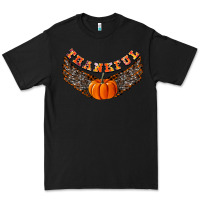 Black Thankful Premium Tee - CowhideDigitalArt