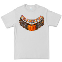 Dove Grey Thankful Premium Tee - CowhideDigitalArt