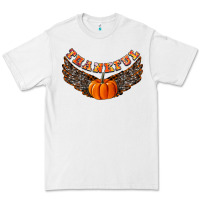White Thankful Premium Tee - CowhideDigitalArt