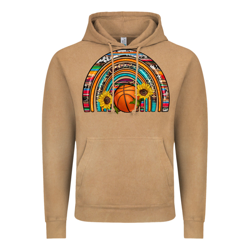 Basketball Rainbow Vintage Hoodie by Artiststas | Teevron