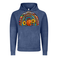 Vintage Denim basketball rainbow Vintage Hoodie - Artiststas