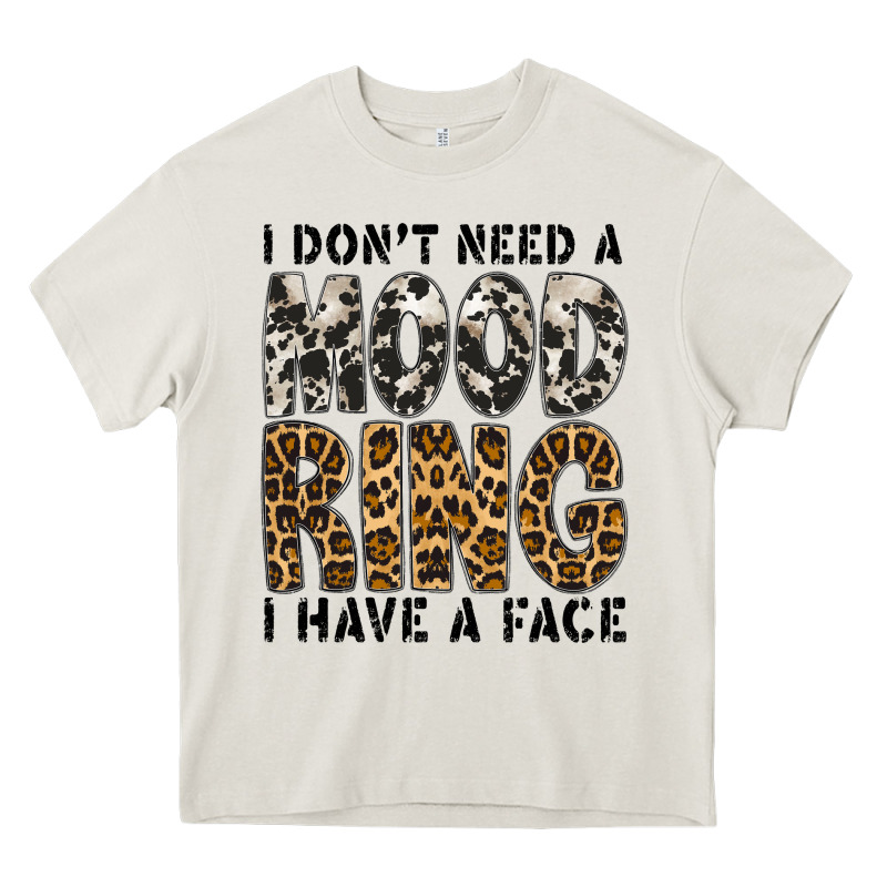 I Dont Need A Mood Ring I Have A Face Heavy Core Tee by CowhideDigitalArt | Teevron