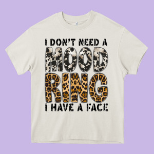 I Dont Need A Mood Ring I Have A Face Heavy Core Tee Designed By Cowhidedigitalart