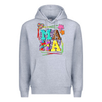 Heather Grey Autism Mama Premium Hoodie - NancyCooperArtShop