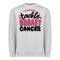 Heather Grey tackle breast cancer Heavyweight Sweatshirt - MaliasSmallBusiness