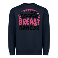 Navy tackle breast cancer Heavyweight Sweatshirt - MaliasSmallBusiness