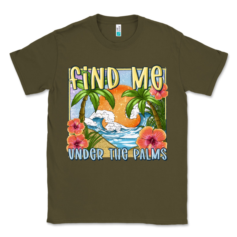 Find Me Under The Palms Classic Tee by MaliasSmallBusiness | Teevron