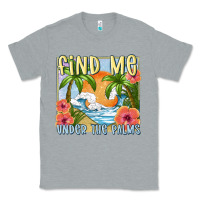 Heather Grey find me under the palms Classic Tee - MaliasSmallBusiness