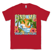Red find me under the palms Classic Tee - MaliasSmallBusiness
