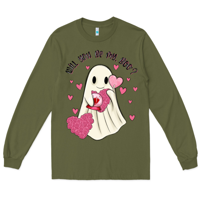 Will You Be My Boo Long Sleeve Tee by MaliasSmallBusiness | Teevron